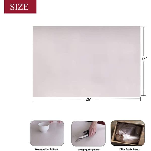 110 ark presentpapper 68 x 40 cm. Packpapper för flytt, lådfyllning och skydd av ömtåliga föremål.