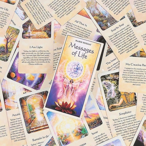 Budskap fra Livets Orakelkort Tarotkort Fest Spådom Divinasjonsbrettspill [DB]