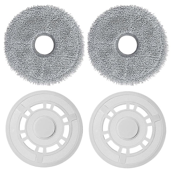 Moppdukar med mopplatta för Dreame L10 Ultra / L10S Pro / L10S Ultra / L10S Pro Ultra / L10 Prime Dammsugare Mopp