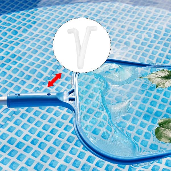 6-pak sommerfugleclips til pooludstyr til poolspa-børste, løvrive, løvskimmer, kompakt vakuumhoved