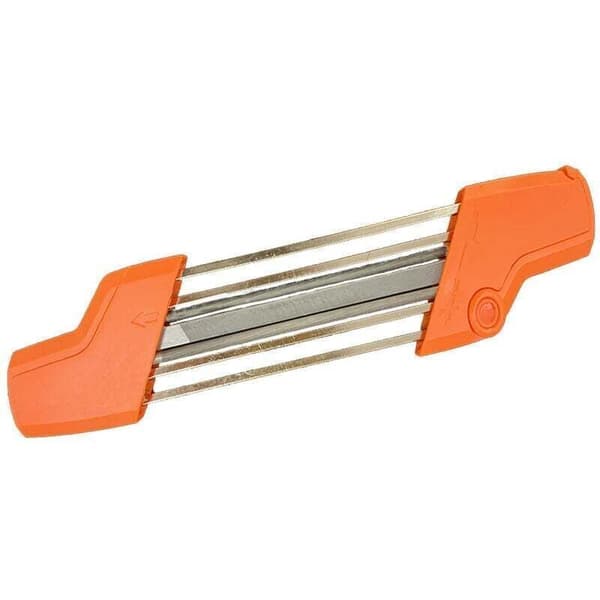 4,8 mm moottorisahan ketjun teroitin, 2-in-1, ketjun teroitustyökalu, manuaalinen ketjun teroitin, nopea teroitus.