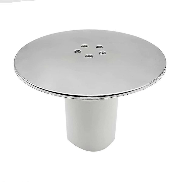 Brusebundsrist, Brusepropdæksel 90 mm/115 mm Prop Afløbsudskiftning Hul Forkromet Fini