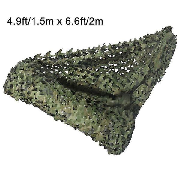 Rull kamuflasjenetting for jakt, militær dekorasjon, solskjerm, 1,5m X 2m (4,9ft X 6,6ft)