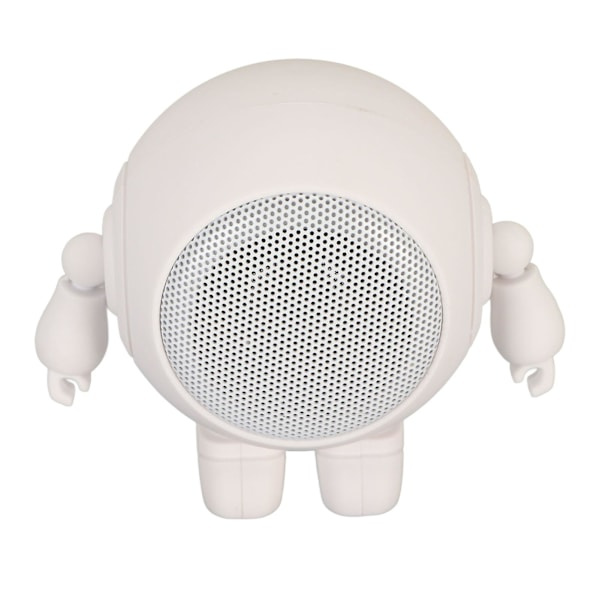 Portabel Bluetooth-högtalare Robotform Bluetooth 5.0 1000mAh Inbyggd Mikrofon Mini Trådlös Högtalare för Hem Utomhusfest Vit
