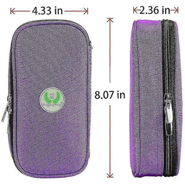 Insuliinin kylmälaukku, kannettava kylmälaukku diabetekselle (violetti)