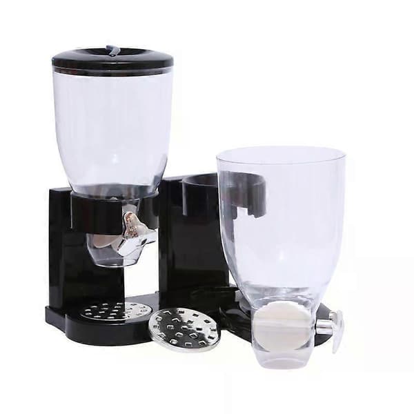 Cereal Dispenser Matförvaring Bekväm Förvaring Lufttät Funktion Separator Bärbar Matbehållare Stöd för Kök Style C
