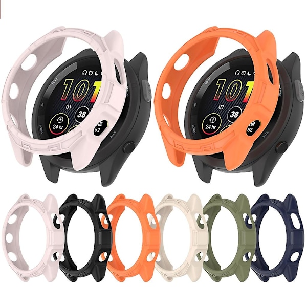 Ultratunt Skal Reptåligt Hölje för Forerunner265/265S Smartwatch Green 265