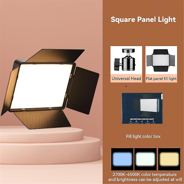 50w LED Fotostudie Lys til Youbute Spil Live Video Belysning Bærbar Optagelse Fotografering