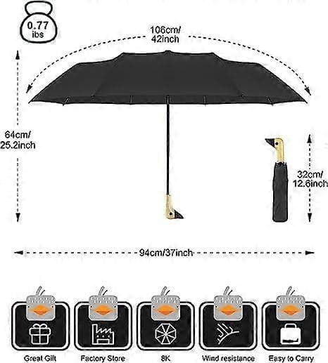 2025 Vindtätt Mini Rese Fällbart Paraply Kompakt Litet Paraply för Regn Solskydd Utomhusresor Black Rain Umbrellas