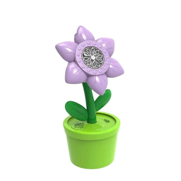 Elektrisk Blomsterbobleblæser til fester og udendørs brug Purple