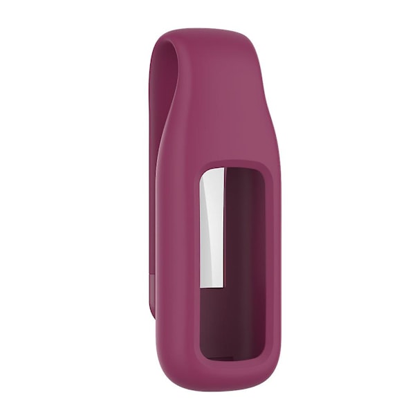 Silikon Beskyttende Klips Holder Krok Beskyttelseslomme Deksel for Fitbit- Red