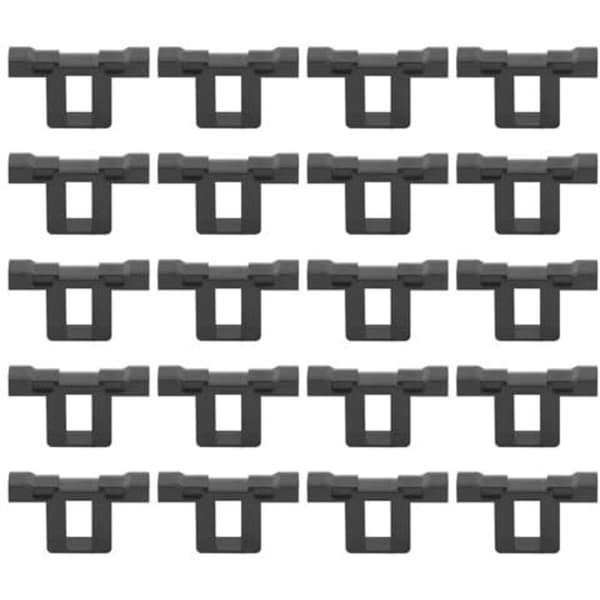 Pakke med 20 vanddrænende clips til solcellepaneler, 30 mm rengøringsmoduler. Vanddrænende clip.