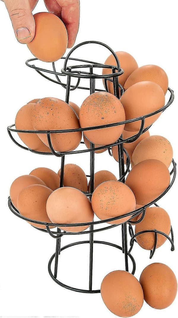 Egg Skelter Deluxe Moderne Spiraldispenser Black