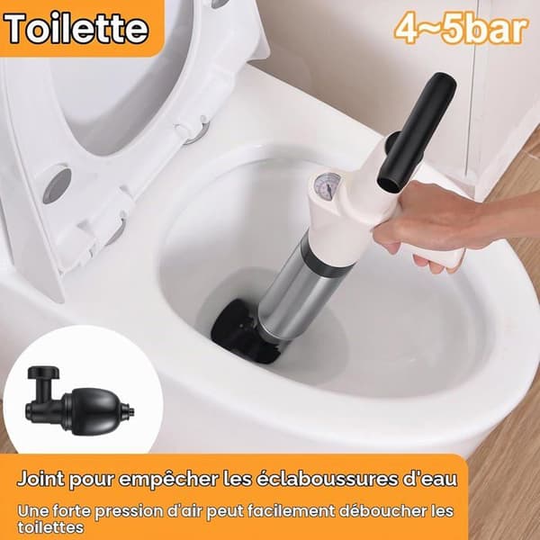 Afløbsrenser, nem at bruge, toiletrenser til badeværelser, toiletter og håndvaske.