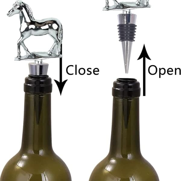 Vinflaskeholder formet som en gravhund, til champagne og cava