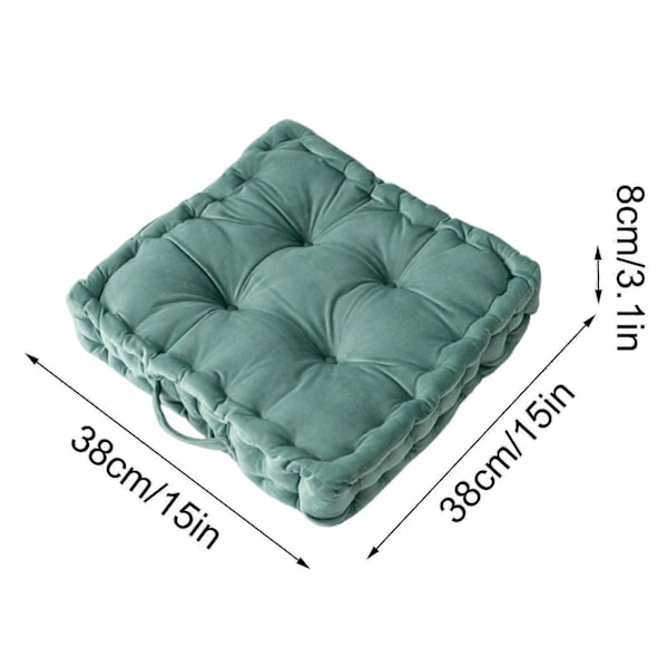 Tykt gulvpude med håndtag gulvpude sæde sofa tatami måtte D
