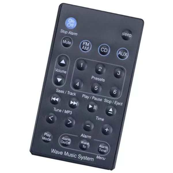 Ny erstatningsfjernkontroll for lydplanke kompatibel med Bose Wave Music System AWRCC1 AWRCC2 radio/CD-system