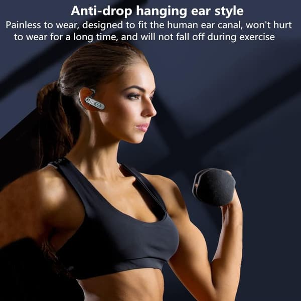 Bluetooth-øretelefoner V5.2 Trådløst headset med mikrofon In-Ear Bluetooth Enkelt trådløst headset Håndfri ørepropp