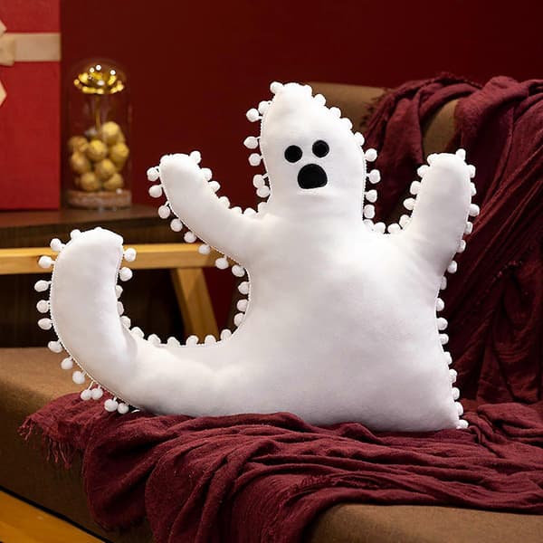 2025 Plyschleksak Vit Boll Spöke Docka Litet Spöke Docka Halloween