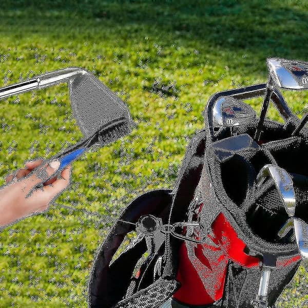 Golfkølle Rensebørste Hoved Renseværktøj (Blå)
