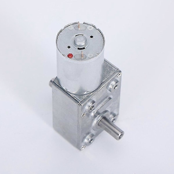 6V/12V/24V Korkean Vääntömomentin Moottori Mini Metallinen Ruuvipyörämoottori Kaksiakselinen JGY370 rpm 18 6V