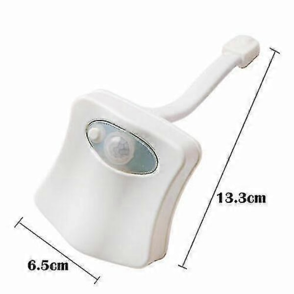 Toalettskål 8 LED Rörelseaktiverad Sits Sensor Lampa Badrum