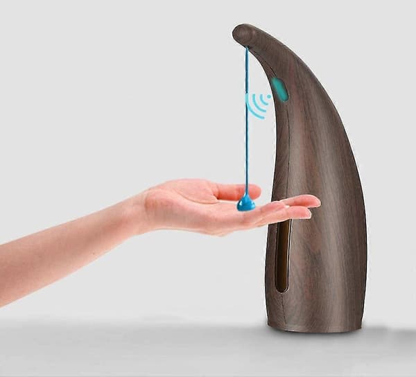 Automatisk sæbedispenser 300 ml IP67 vandtæt design til køkken Brown