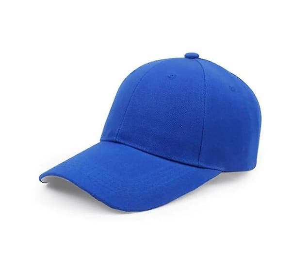 Basebollkeps Herr Dam Keps Justerbar Baseboard Basebollkeps Hatt Utomhus Basebollkeps blue