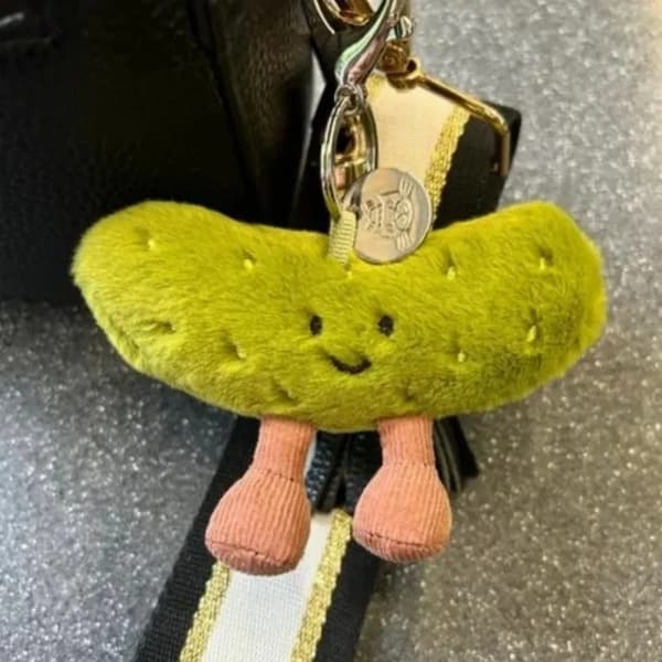 Fungreenpickleplysdyr, sødt samleobjekt blødt tøjdyr.