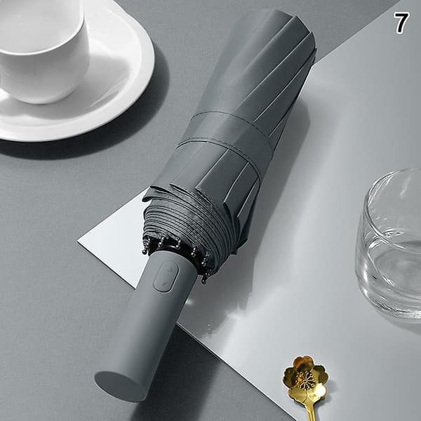 2025 UV Sol Paraply Kompakt Rejseparaply Sammenfoldelig Regnparaply 7