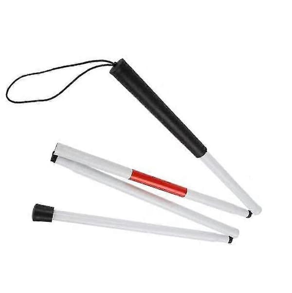 Sammenleggbar stokk for blinde, 124cm 4-seksjoner