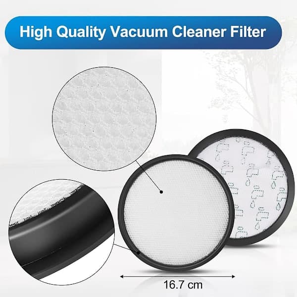 Set med 2 HEPA-filter för Rowenta Silence Force Cyclonic 4AAAA RO7647EA RO7663EA RO7676EA RO7681EA