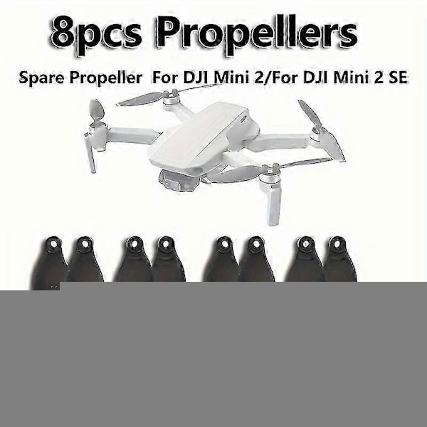 8 stk. propeller for DJI Mini 2 SE/ Lavstøypropeller/ Tilbehør for DJI MINI SE
