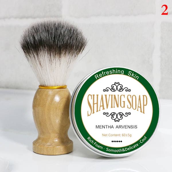 Barbersæbe til mænd Rig mild sæbe Skånsom barbering - spotudsalg 2 2