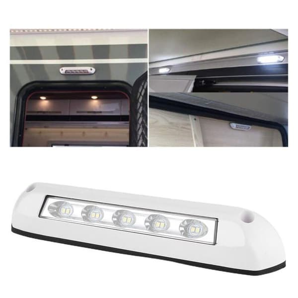 LED-lys til autocamper - 12V/24V - 8W - Vandtæt - Gulningsbestandig