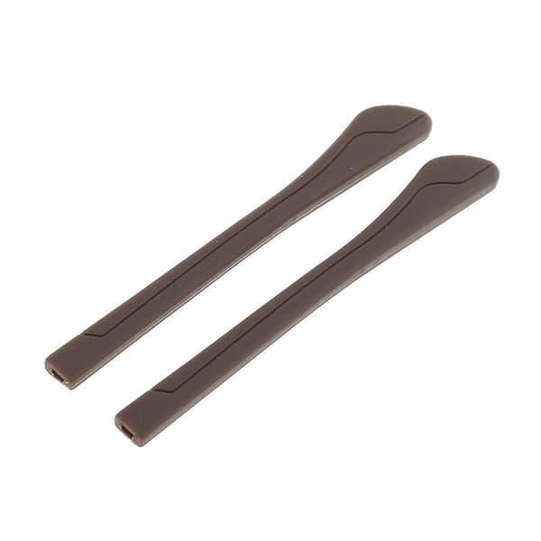 10-pack Glasögon Skalm Ändspetsar Öronstrumpor Rör Ersättning Reparation Blå Brown 65mm