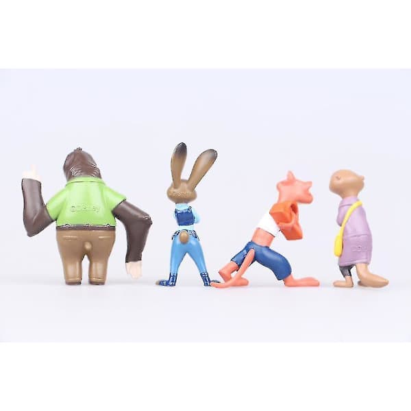 12-pakning Zootopia Zootropolis lekefigurer