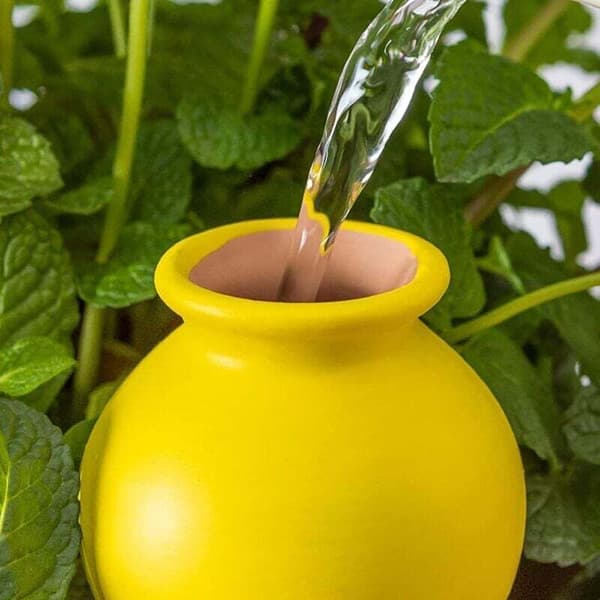 4-pack terrakotta självbevattningsspikar, växtbevattningspinnar, dekorativa 430 ml självbevattningspinnar
