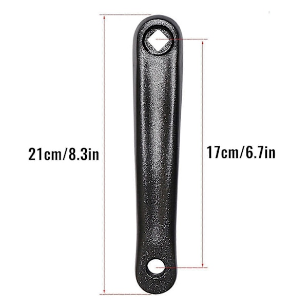 Cyklar Vevarm 170mm Aluminiumlegering Vev Enkelkedjevevarm För Cyklar