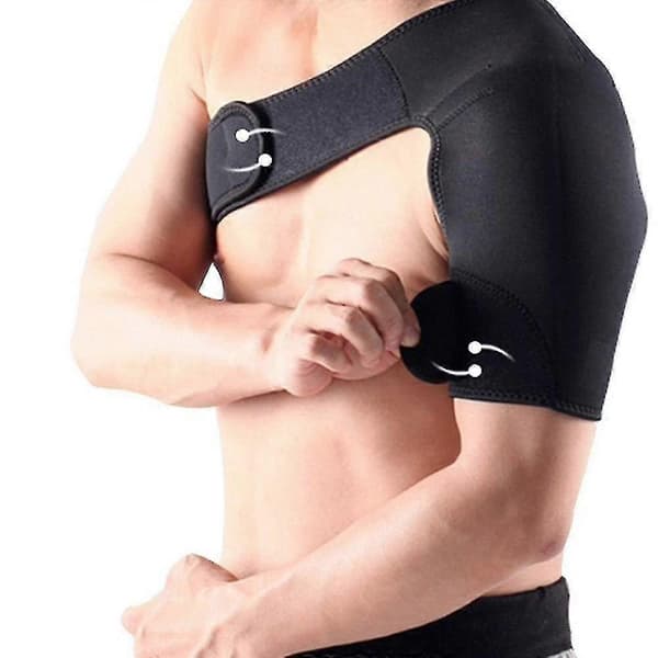 Stöd för axelled ur led artrit smärta, axelstöd left shoulder