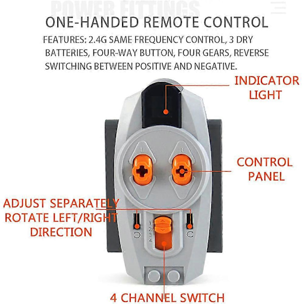IR Fjärrkontroll 8885 - för Power Functions Servomotor IR Fjärrkontroll