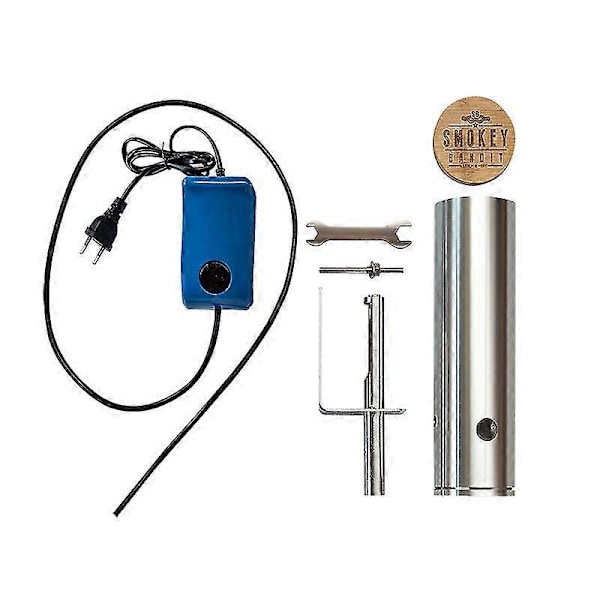 Kald Røygenerator Rustfritt Stål Størrelse L Røyker Grill For Røyking/mat Kjøtt Røykehus Premium Tilbehør Utendørs Griller Røykmaskin 220V-EU Plug