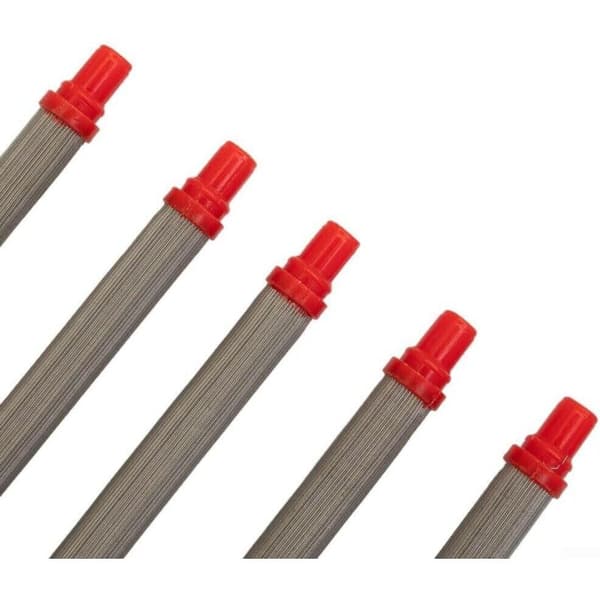 Pakke med 5 airless malingsfiltre, 200 mesh, rustfrit stål, til Wagner Airless malerpistol