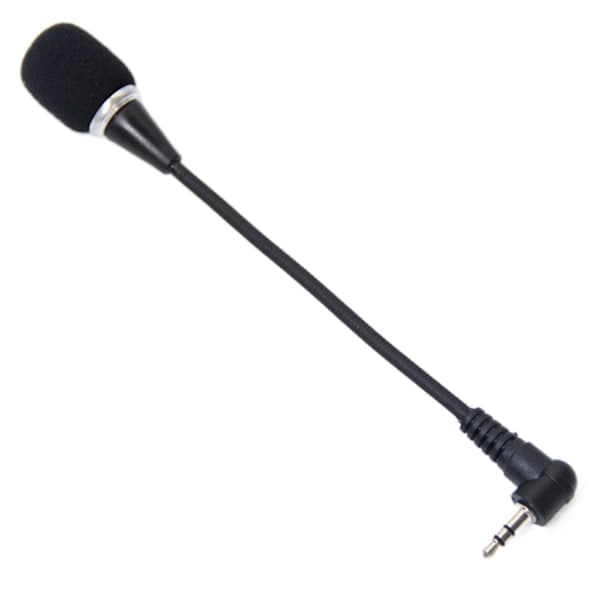 Mikrofon Anti-interferens Komfortabel Ergonomi Bred Anvendelse Klar Lyd Støyreduksjon Solid Mini 3.5mm Fleksibel Mikrofon Høyttaler For Tur