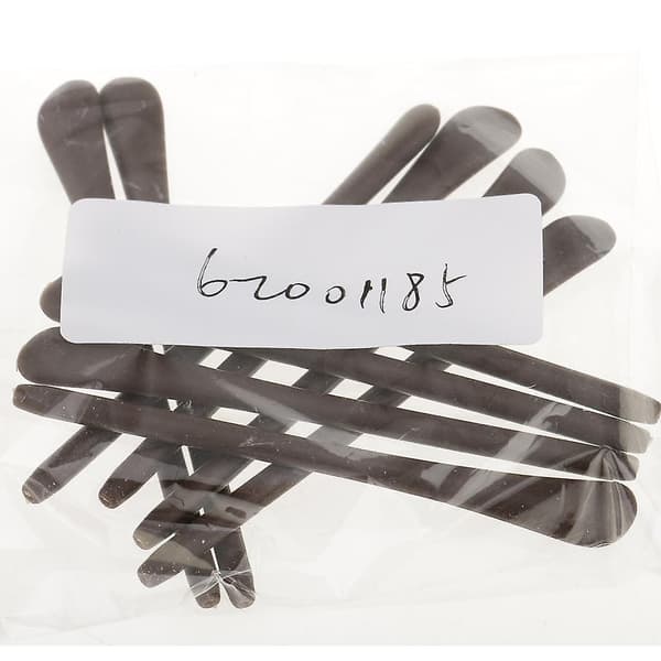 10-pack Silikon Glasögon Skalm Ändspetsar Öronstrumpor Ersättning Brun