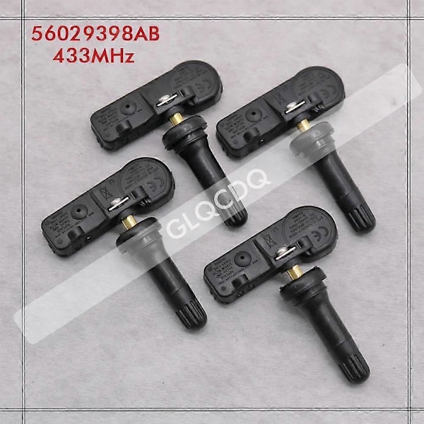 FÖR 2010-2016 JEEP GRAND CHEROKEE IV TPMS 433MHz DÄCKTRYCKSENSOR TPMS JEEP DÄCK LUFTTRYCKSENSOR 56029398AB -4PCS 56029398AB