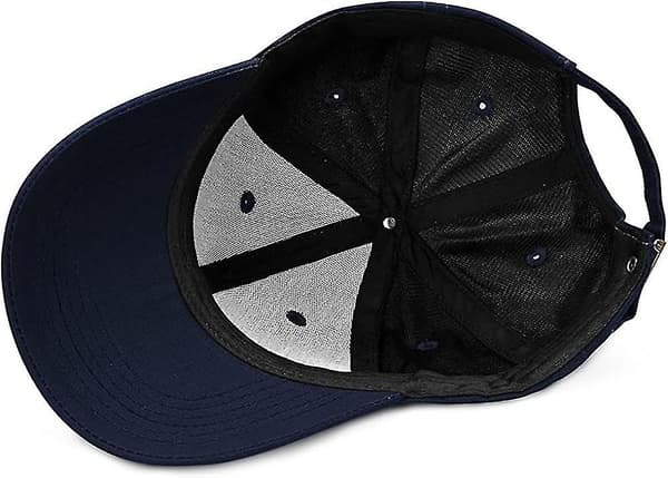 Basebollkeps Herr Dam Keps Justerbar Baseboard Basebollkeps Hatt Utomhus Basebollkeps navy blue