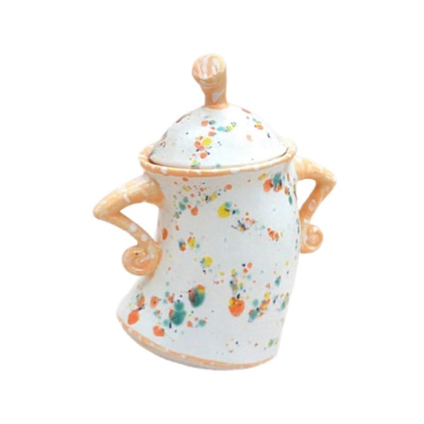 Attitude Canister Sassy Tekanna med Attityd för Vardagsrum Bröllop Kök Gul Yellow 14.5cmx13cmx8cm
