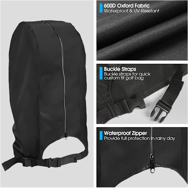 Golfbag Regnfrakk - Vanntett Golfbag Regnfrakk Golfbag Regnfrakk for Menn Kvinner Golf Stativbagger & Tralle