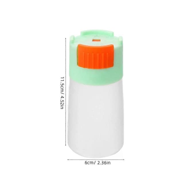 Fiskeflaske til fodring, Målebeholder til fisketank, Bærbar dispenser til tørfoder i plastik